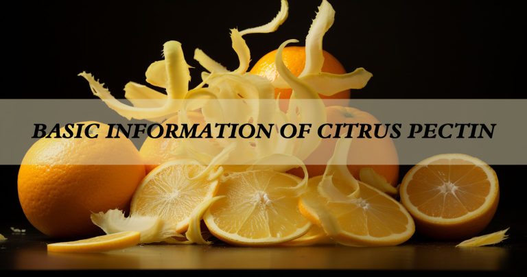 Basic information of Citrus Pectin 7 2026011608344718