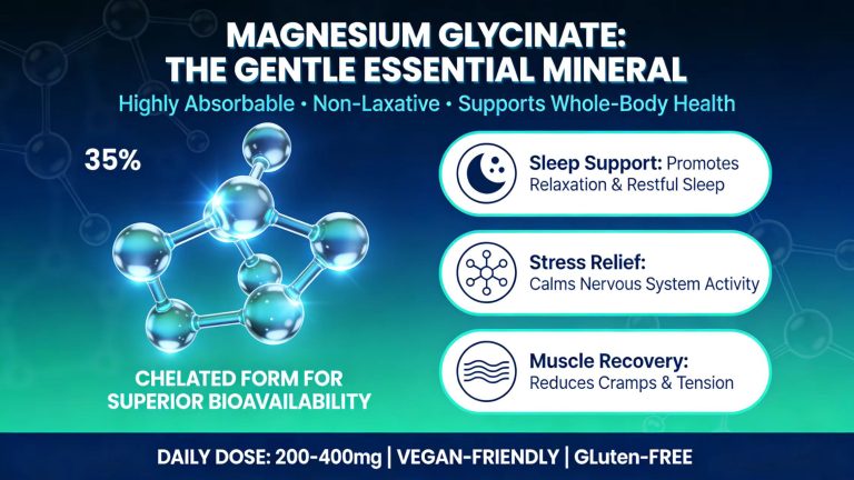 How is Magnesium Glycinate absorbed and used in the body? 4 2026070308291360