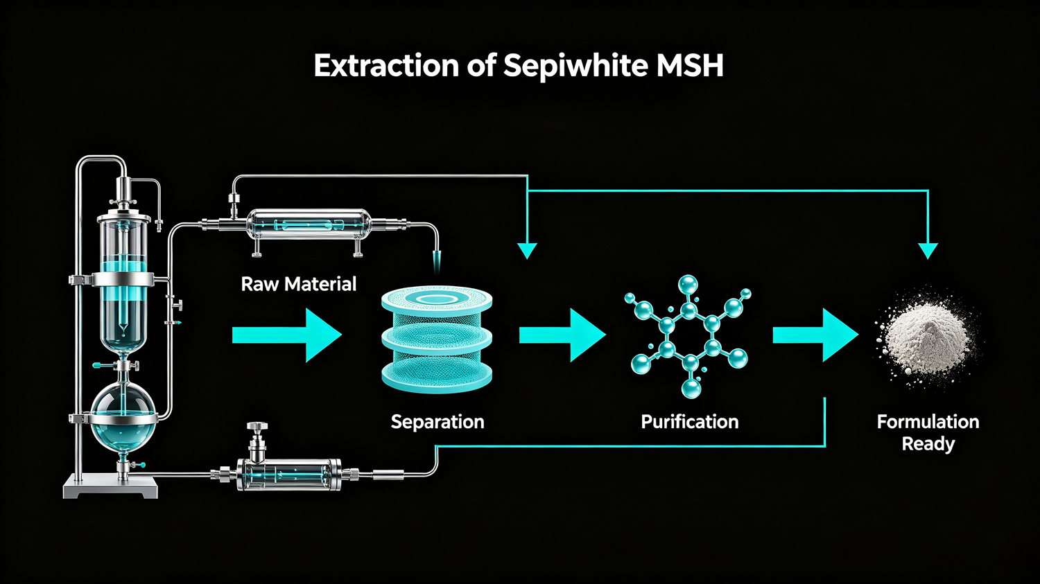Extraction of Sepiwhite MSH-Xi'an Lyphar Biotech Co., Ltd